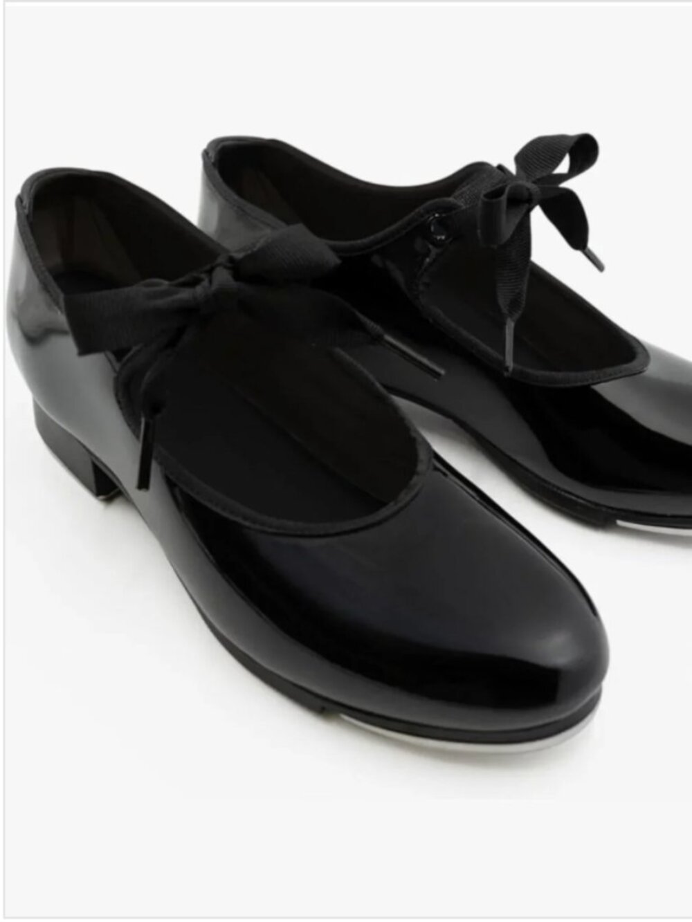 Capezio Girls Jr. Tyette Tap Shoe, Black, Size 13.5 Little Kid